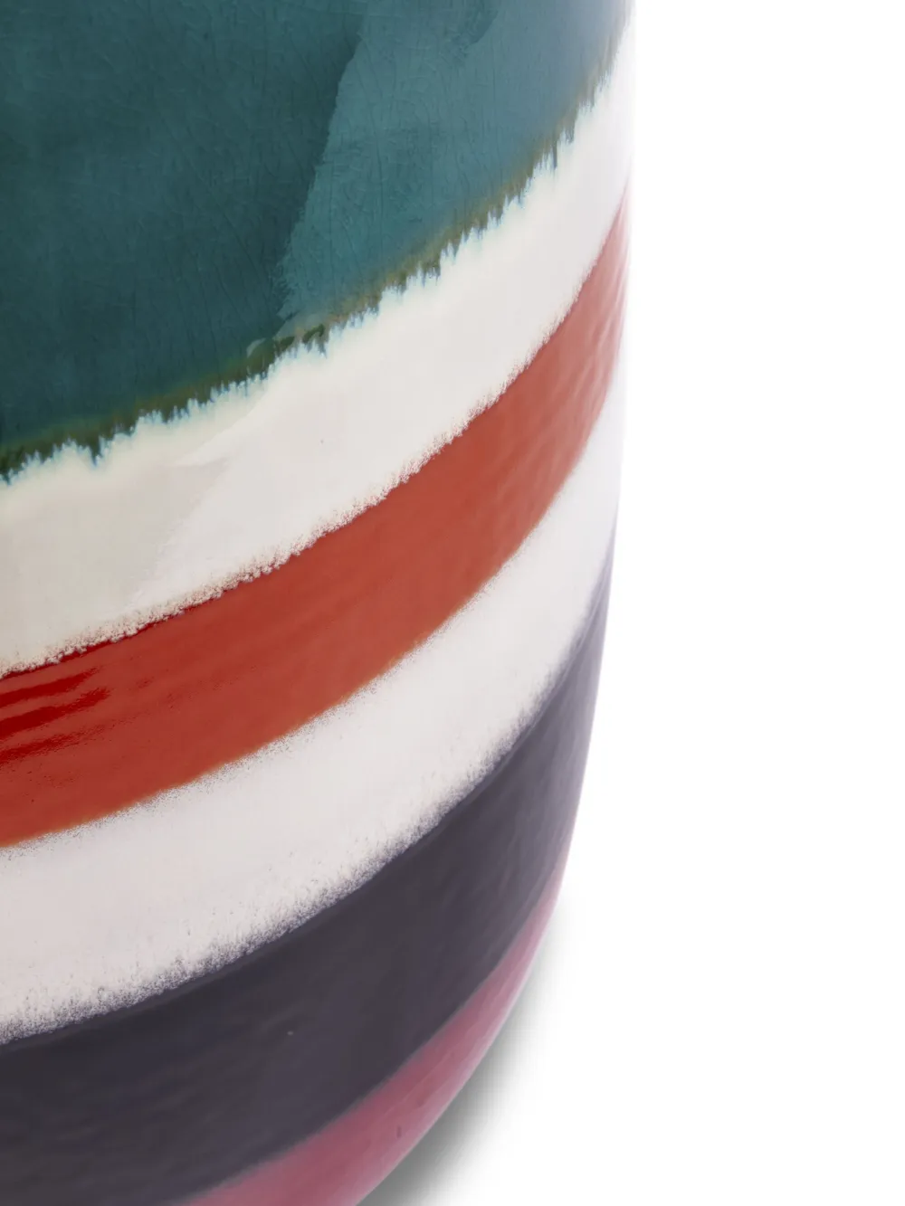  Polspotten Table Basse Striped Pill - Vert 