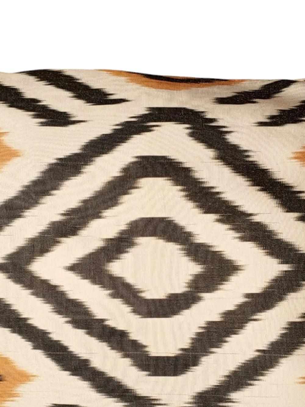 Les-Ottomans Ikat geometric patterned cushion | Cushions | Image 2