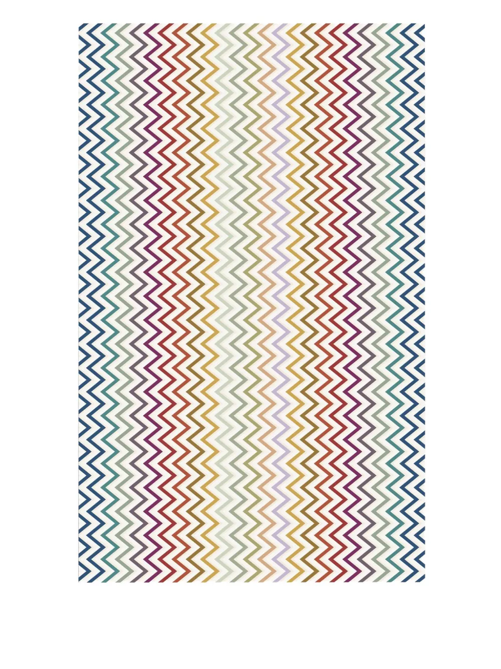 Missoni Home nappe Watamu à motif zigzag | blanc | Image 1