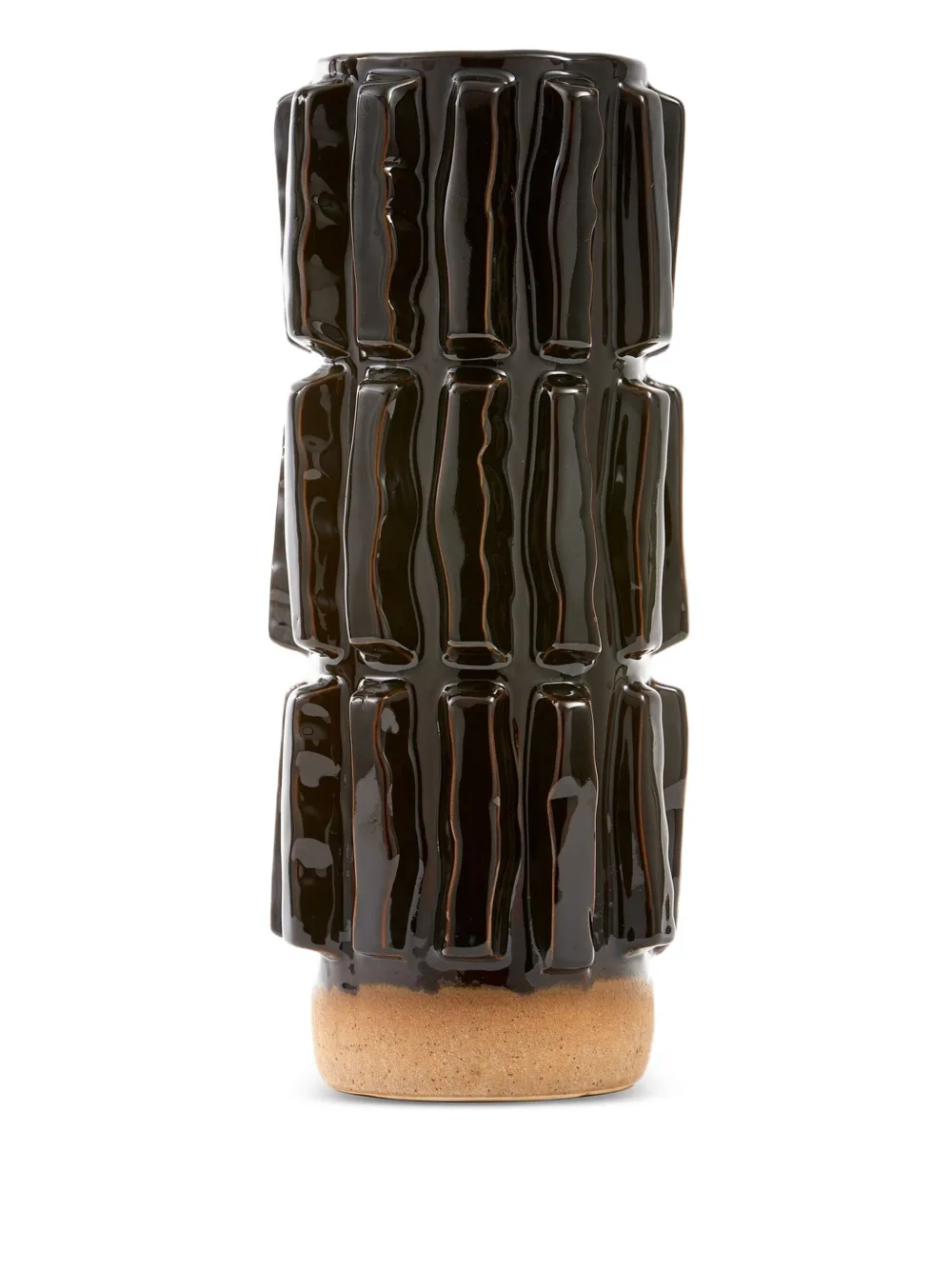 POLSPOTTEN Vaso scultoreo in ceramica - Nero