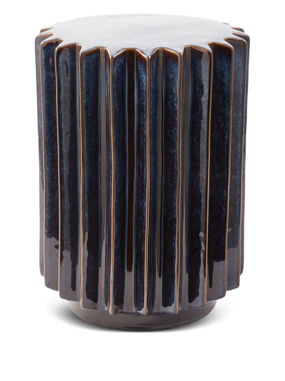 POLSPOTTEN Okra ceramic side table - Blauw
