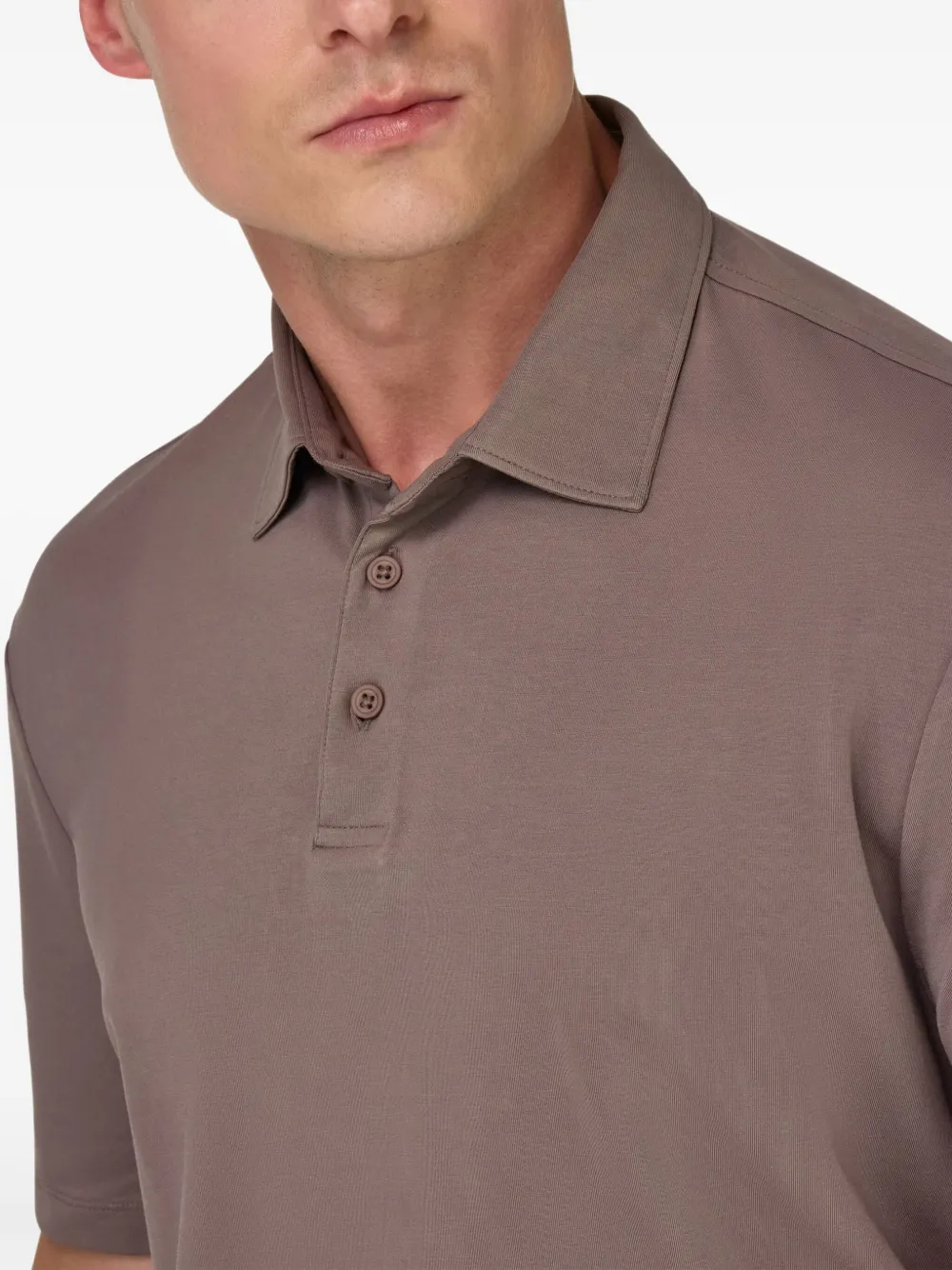 Boggi Milano Jersey poloshirt Beige