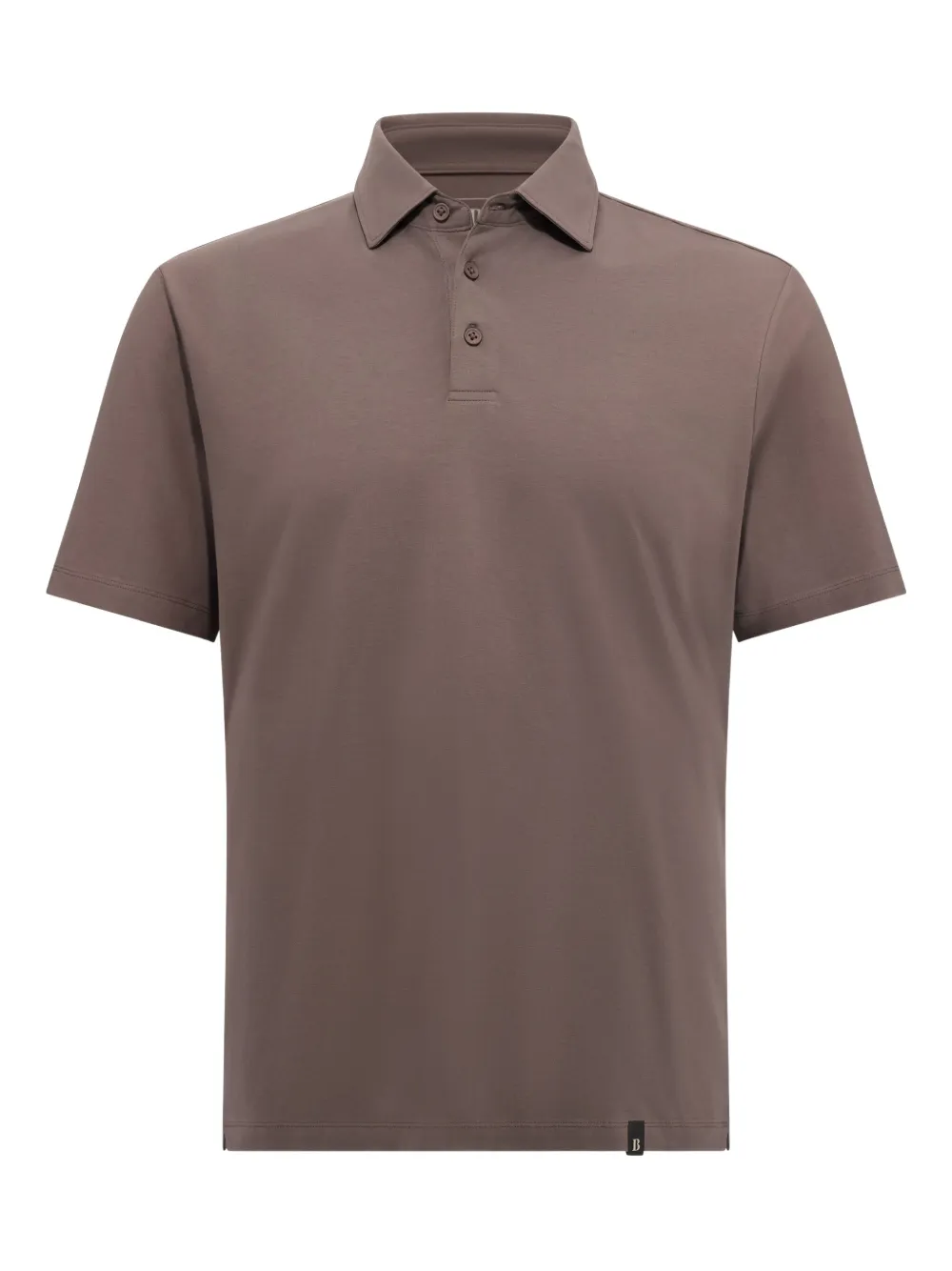 Boggi Milano Polo Shirt In Stretch Supima Cotton - ニュートラル Boggi Milano Polo Shirt In Stretch Supima Cotton - ニュートラル