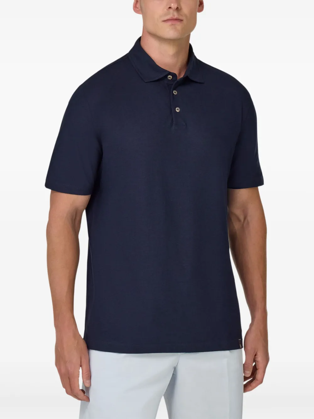 Boggi Milano Jersey poloshirt Blauw