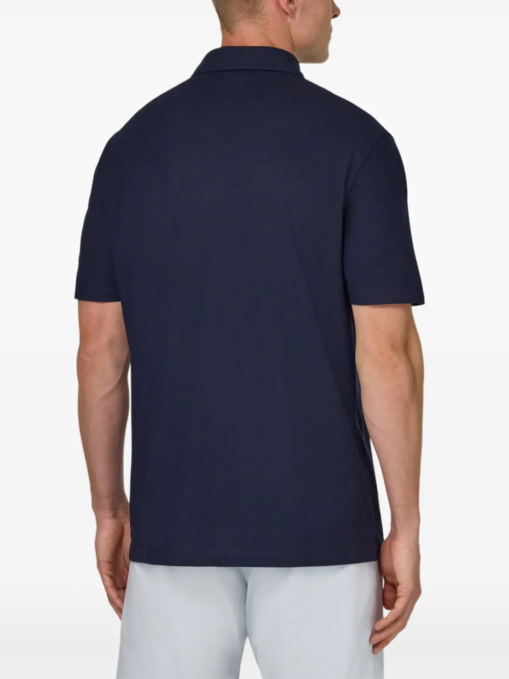 Boggi Milano Jersey poloshirt Blauw