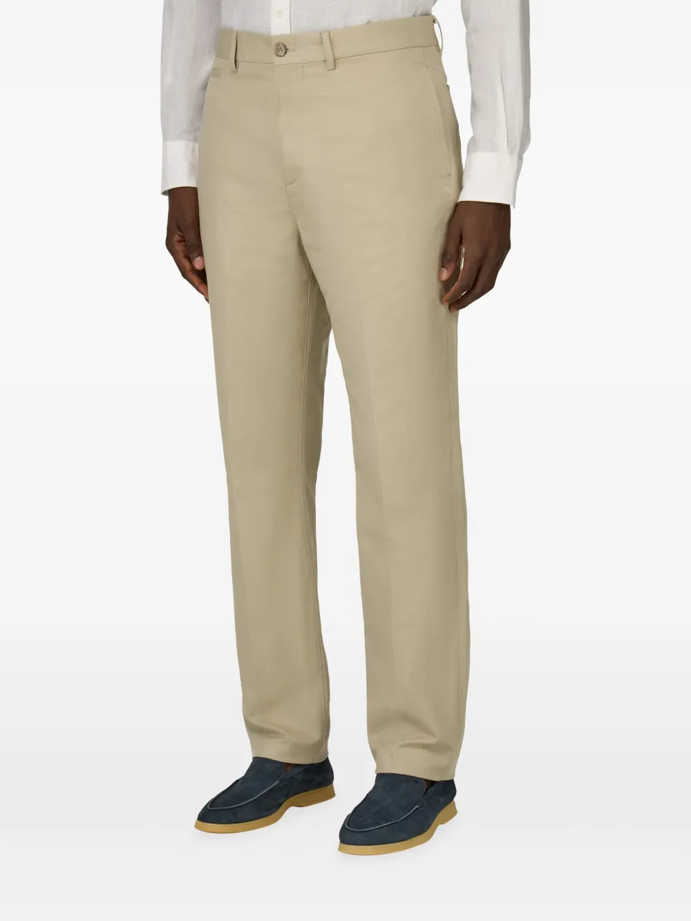 Boggi Milano Linnen broek Beige