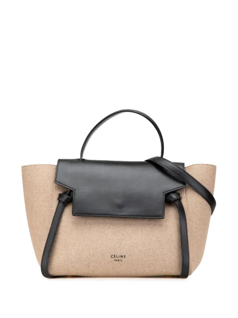 Céline Pre-Owned cangurera mini de fieltro 2016