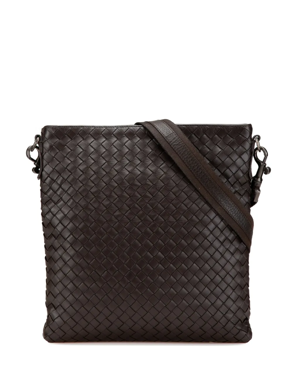 Bottega Veneta Pre-Owned 2012-2024 Nappa Intrecciato crossbody bag | Brown | Image 1