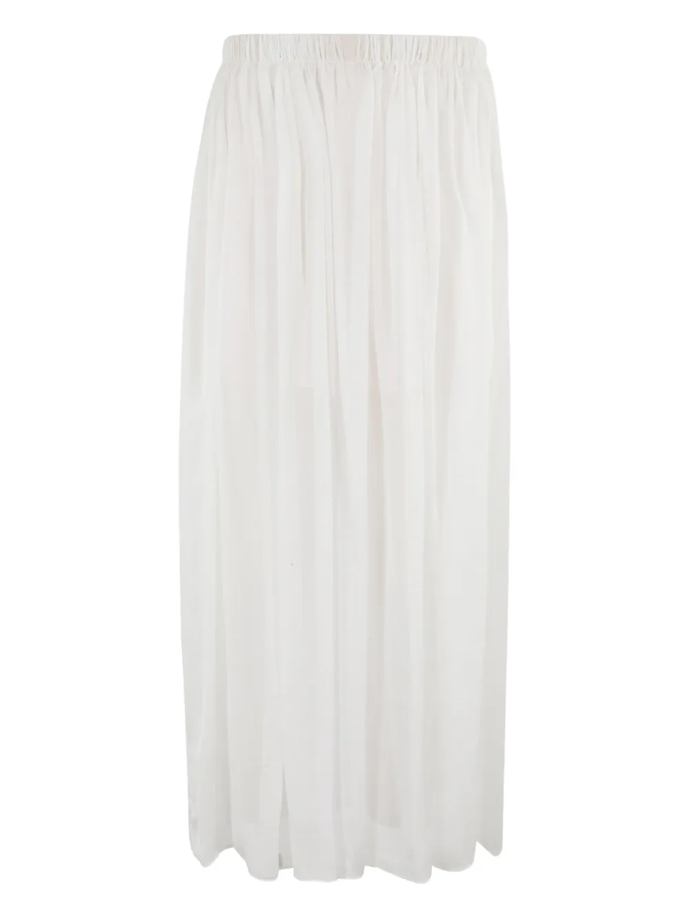 Alysi Maxi-plooirok Wit