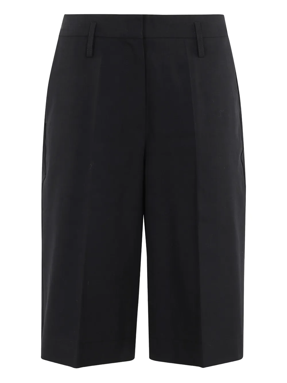 HERSKIND pressed-crease bermudas | Black | Image 1