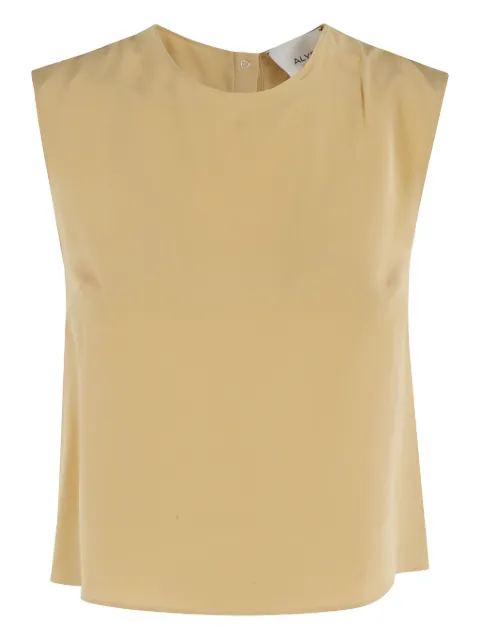 Alysi draped sleeveless top