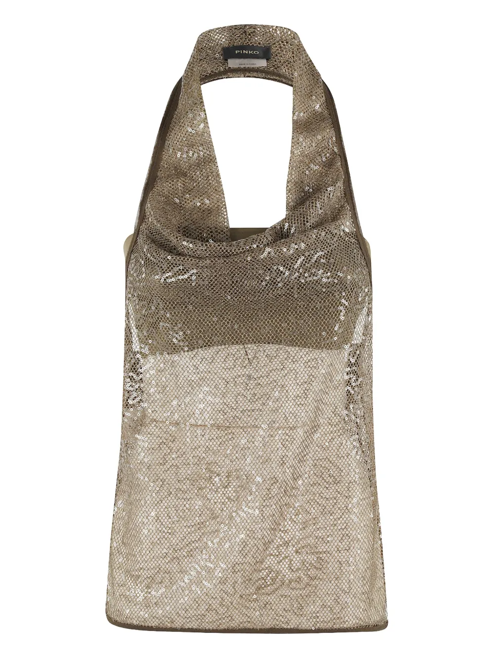 PINKO Thank You sequin top | Green | Image 1