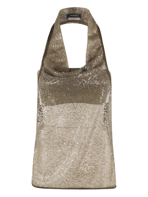 PINKO Thank You sequin top