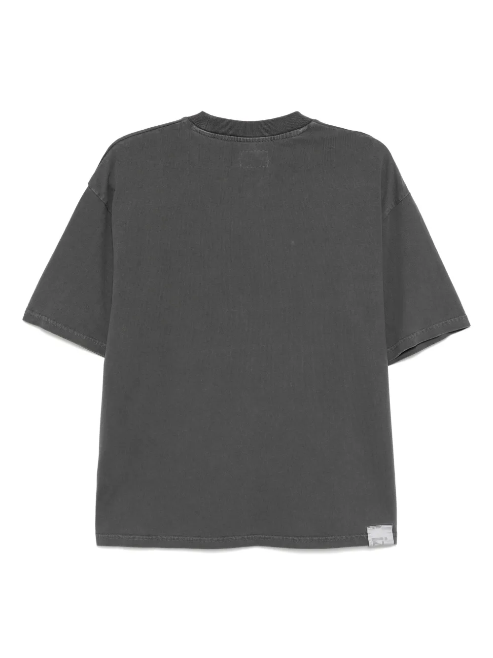 izzue T-shirt met logoprint Grijs