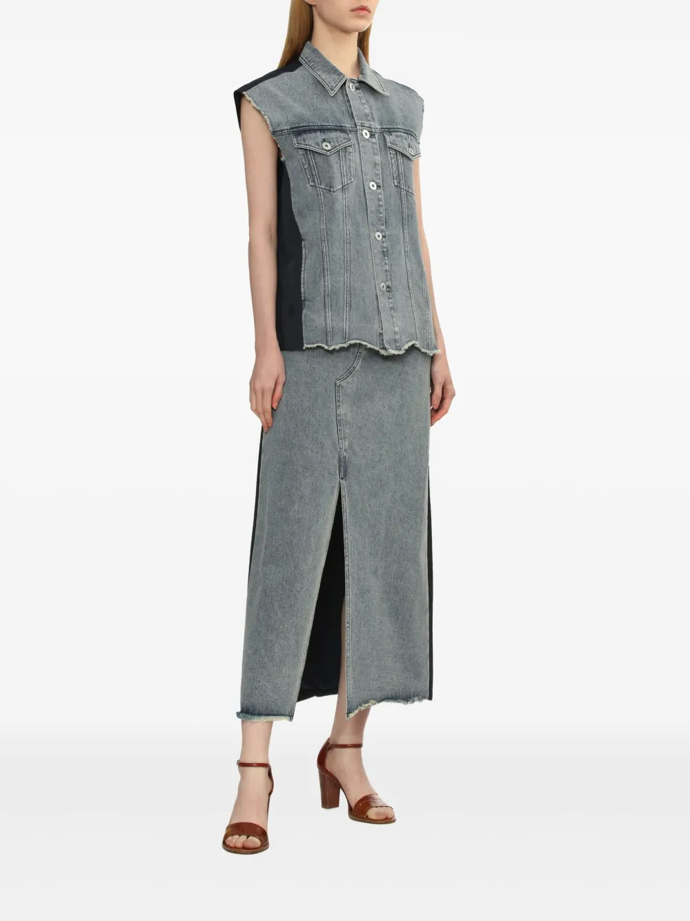 BAPY BY *A BATHING APE® Weste aus Denim | Westen & Gilets | Image 2