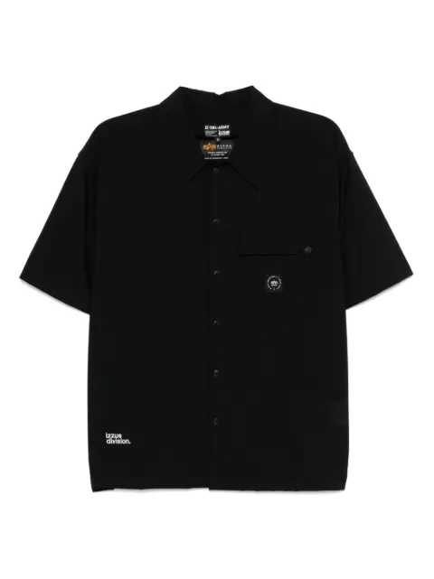 izzue chemise à patch logo