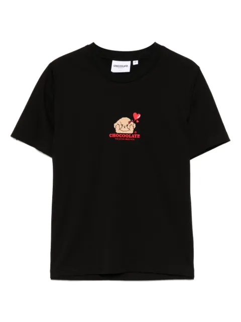 CHOCOOLATE T-Shirt mit Logo-Stickerei