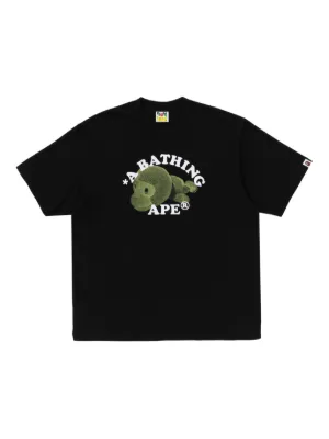 A BATHING APE® logo-graphic T-shirt | Black | FARFETCH CA