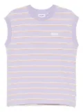 CHOCOOLATE striped tank top - Purple