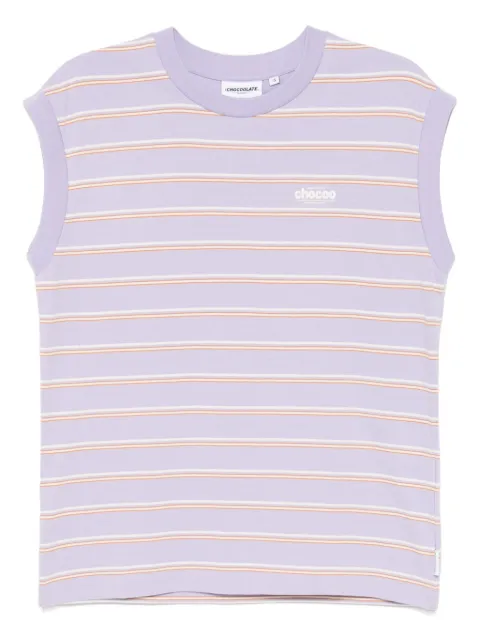 CHOCOOLATE striped tank top
