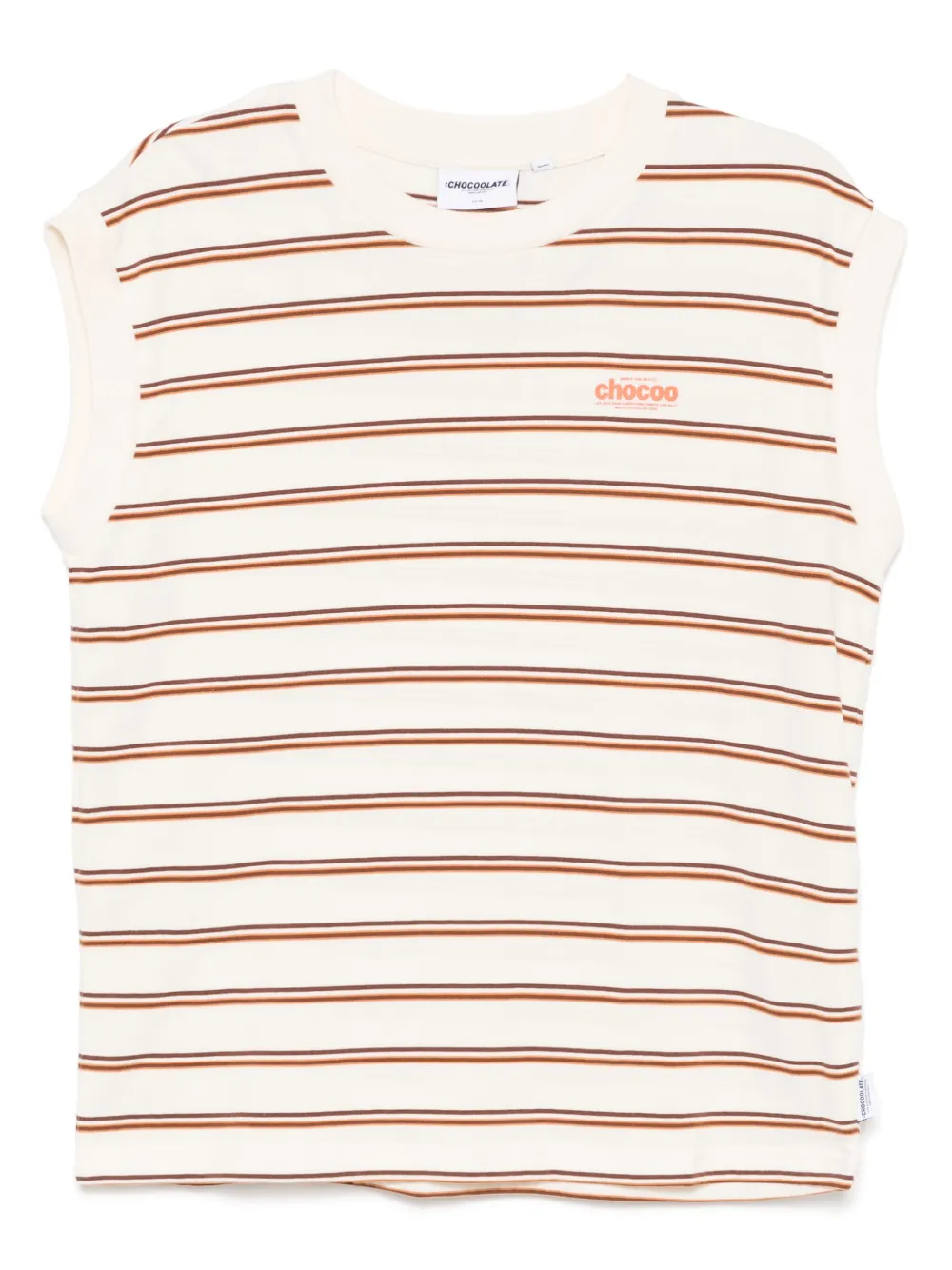 CHOCOOLATE stiped tank top | Neutrals | Image 1
