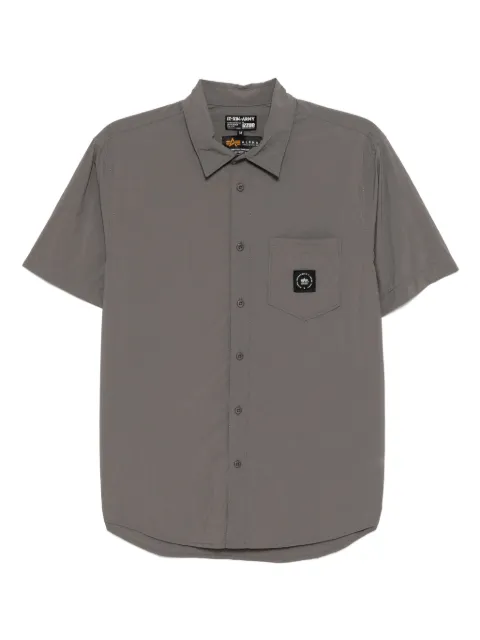 izzue chemise à patch logo