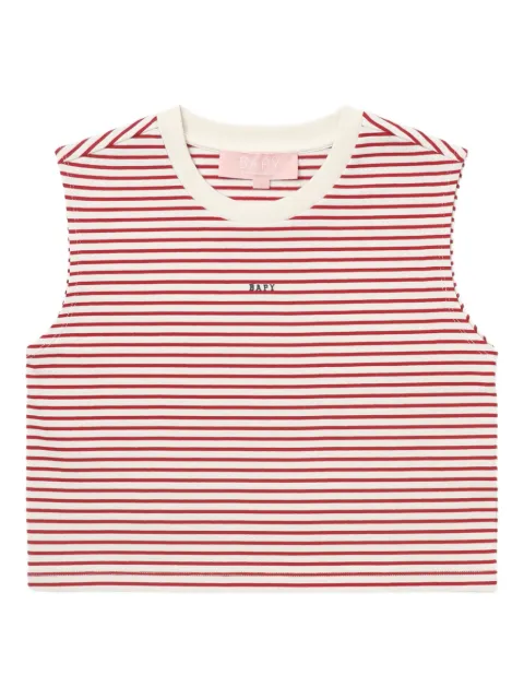 BAPY BY *A BATHING APE® top sin mangas con motivo de rayas