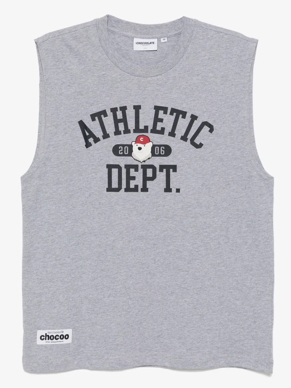 CHOCOOLATE graphic-print vest | Grey | Image 1