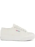 Superga logo-patch sneakers - White