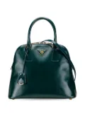 Prada Pre-Owned 2013-2024 Saffiano Vernice Dome satchel - Green