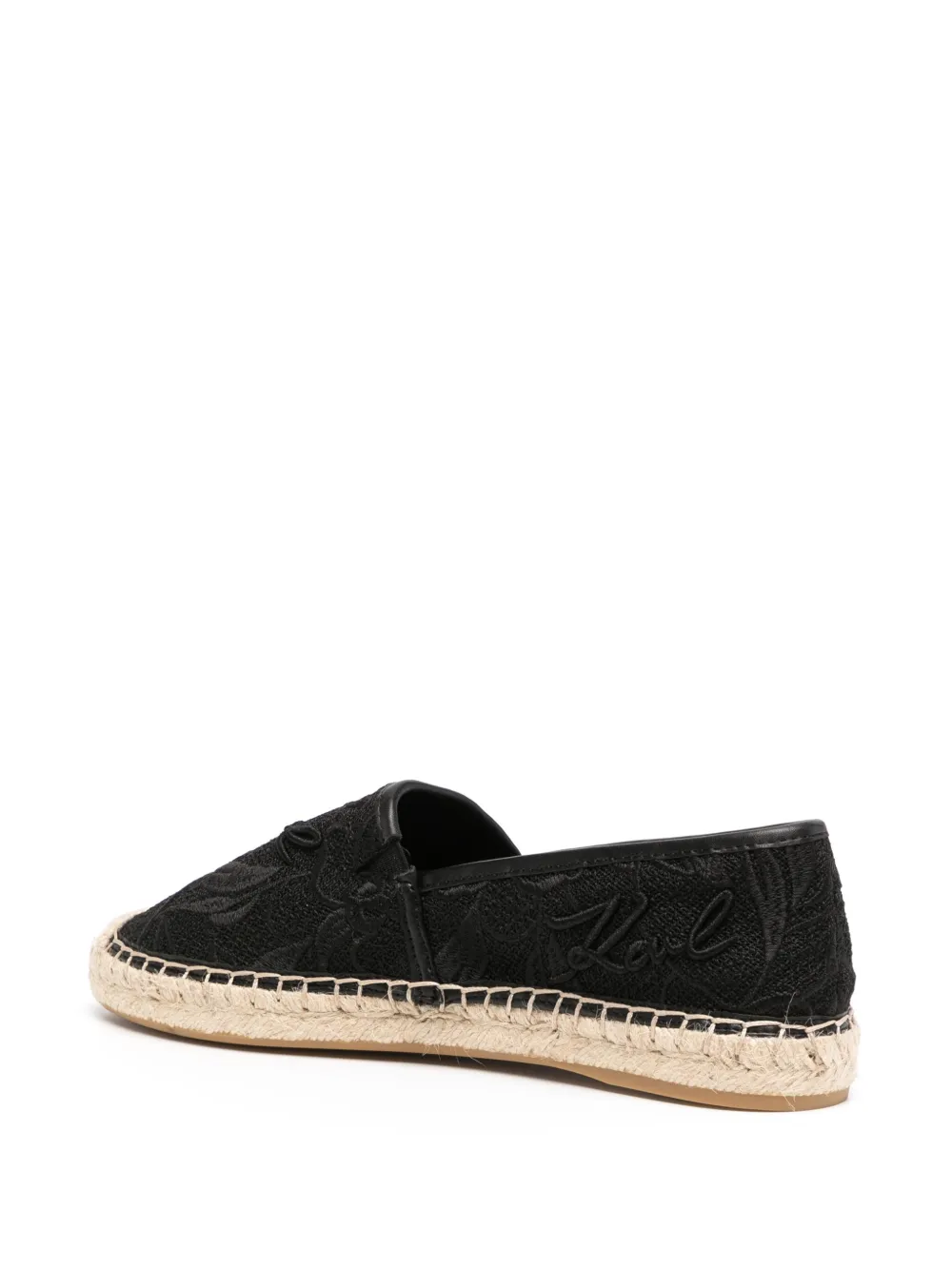 Karl Lagerfeld Kamini Orchid espadrilles Black