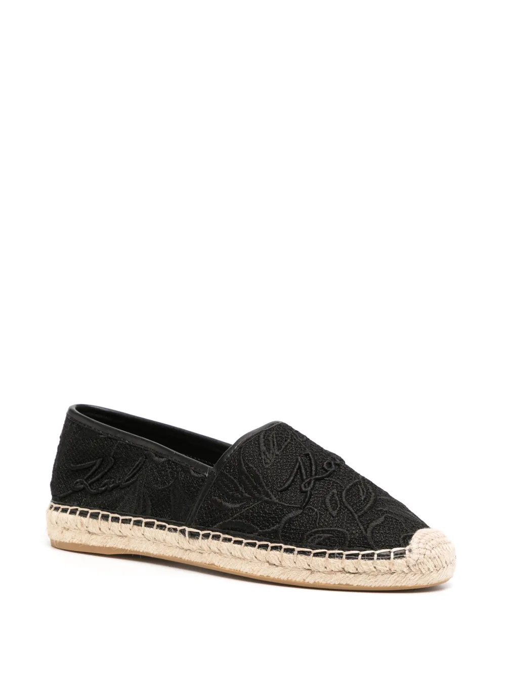 Karl Lagerfeld Kamini Orchid espadrilles - Zwart