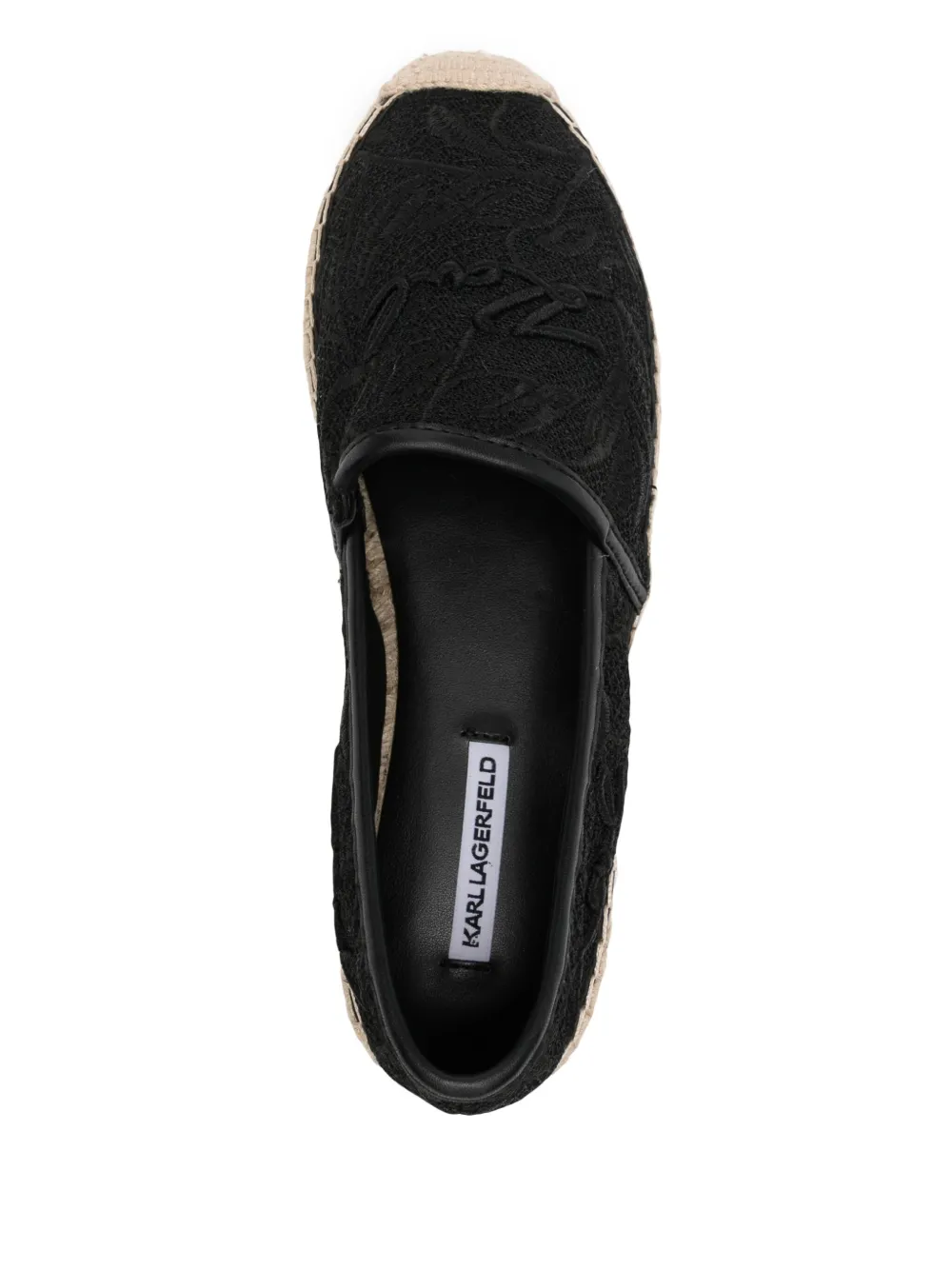 Karl Lagerfeld Kamini Orchid espadrilles Black