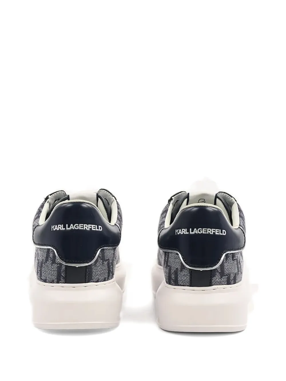 Karl Lagerfeld monogram jacquard sneakers Grey