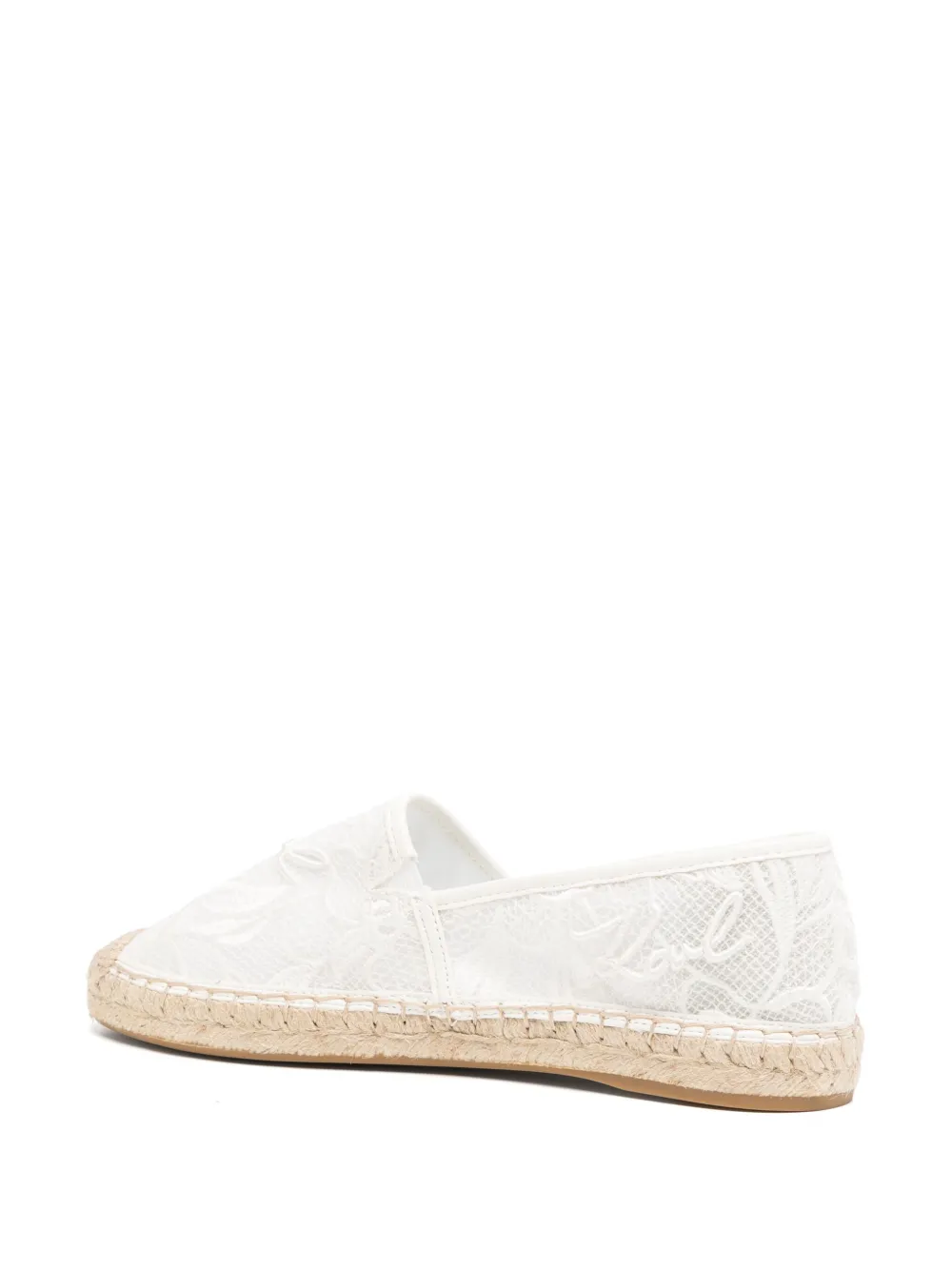 Karl Lagerfeld Kamini Orchid espadrilles White