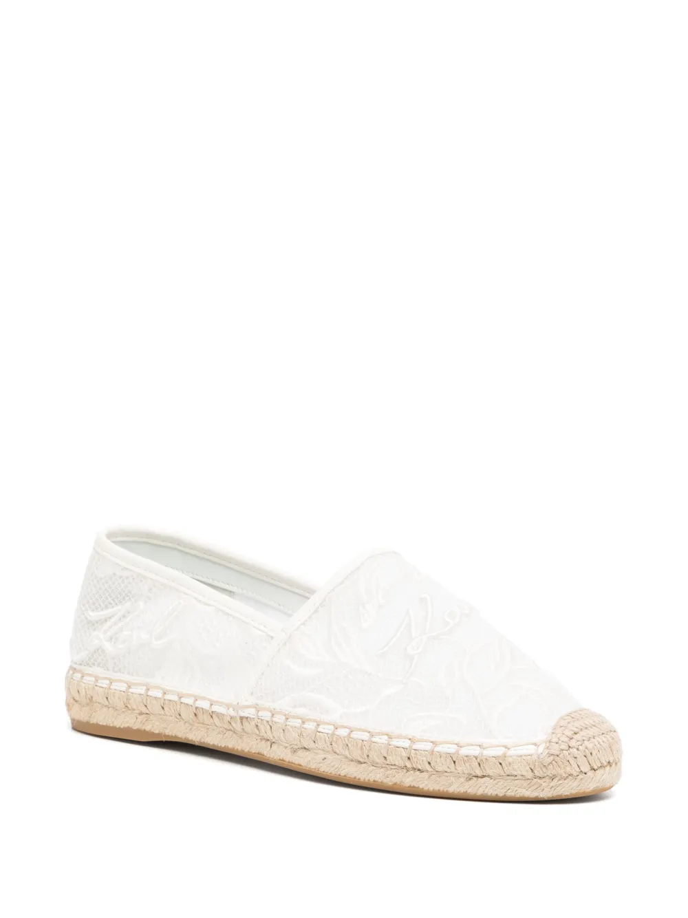 Karl Lagerfeld Kamini Orchid espadrilles - Wit