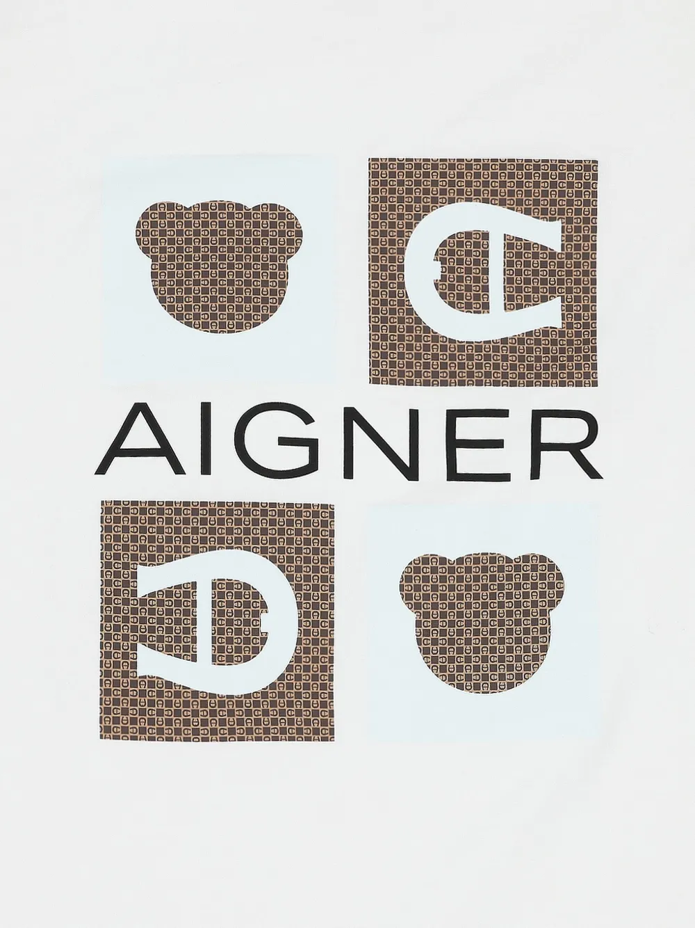 Aigner Kids Deken met logo Wit