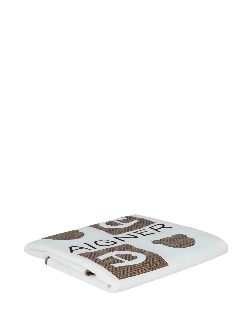 Aigner Kids Deken met logo Wit