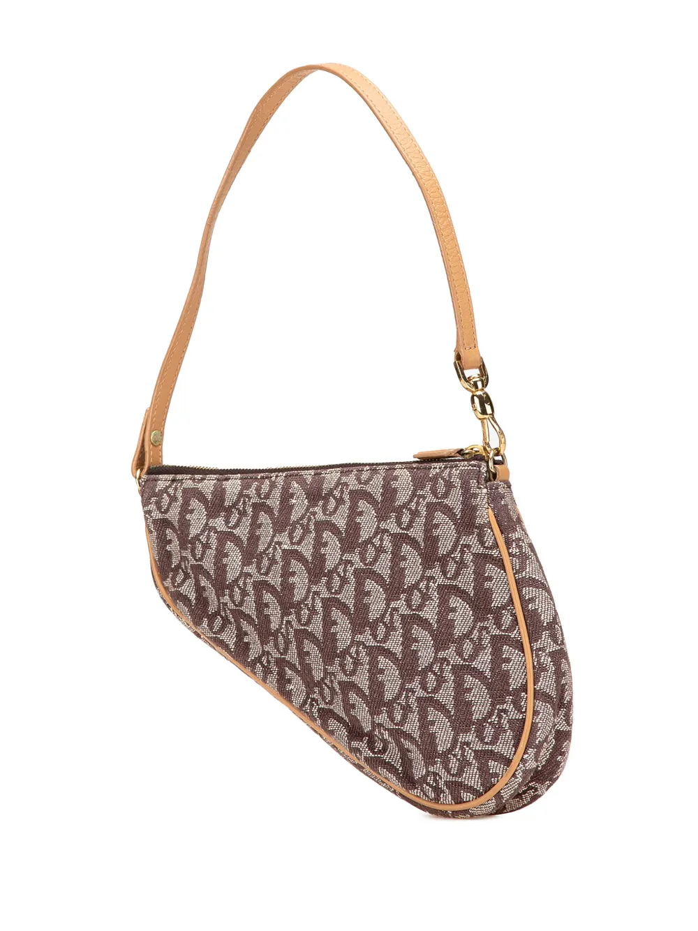 Christian Dior Pre-Owned 2001 Mini Diorissimo Canvas Saddle Pochette shoulder bag | Pre-Owned | Image 2