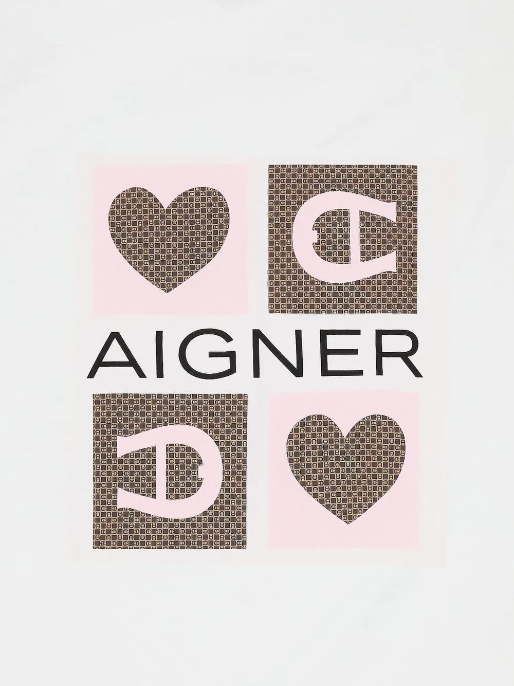Aigner Kids Deken met logo Wit