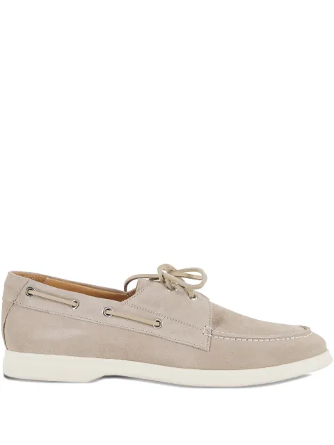 Tagliatore suede boat shoes