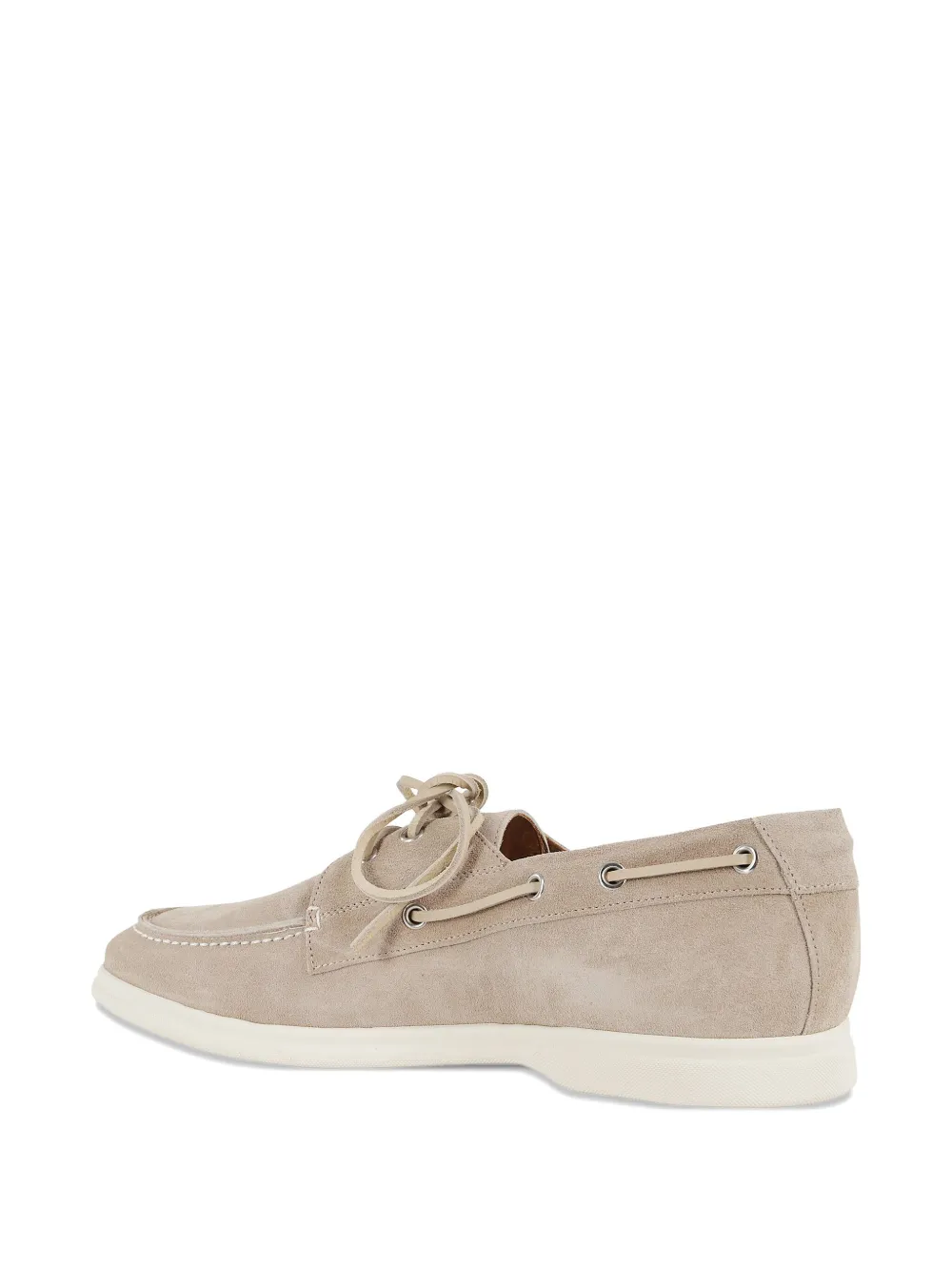 Tagliatore suede boat shoes Neutrals