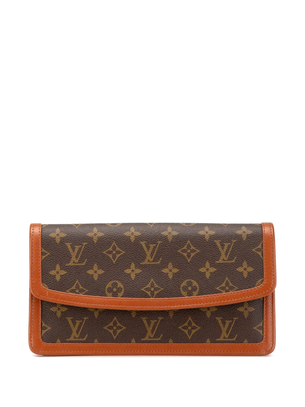 Louis Vuitton Pre-Owned 1988 モノグラム ポシェット ダム PM クラッチバッグ - ブラウン Louis Vuitton Pre-Owned 1988 モノグラム ポシェット ダム PM クラッチバッグ - ブラウン