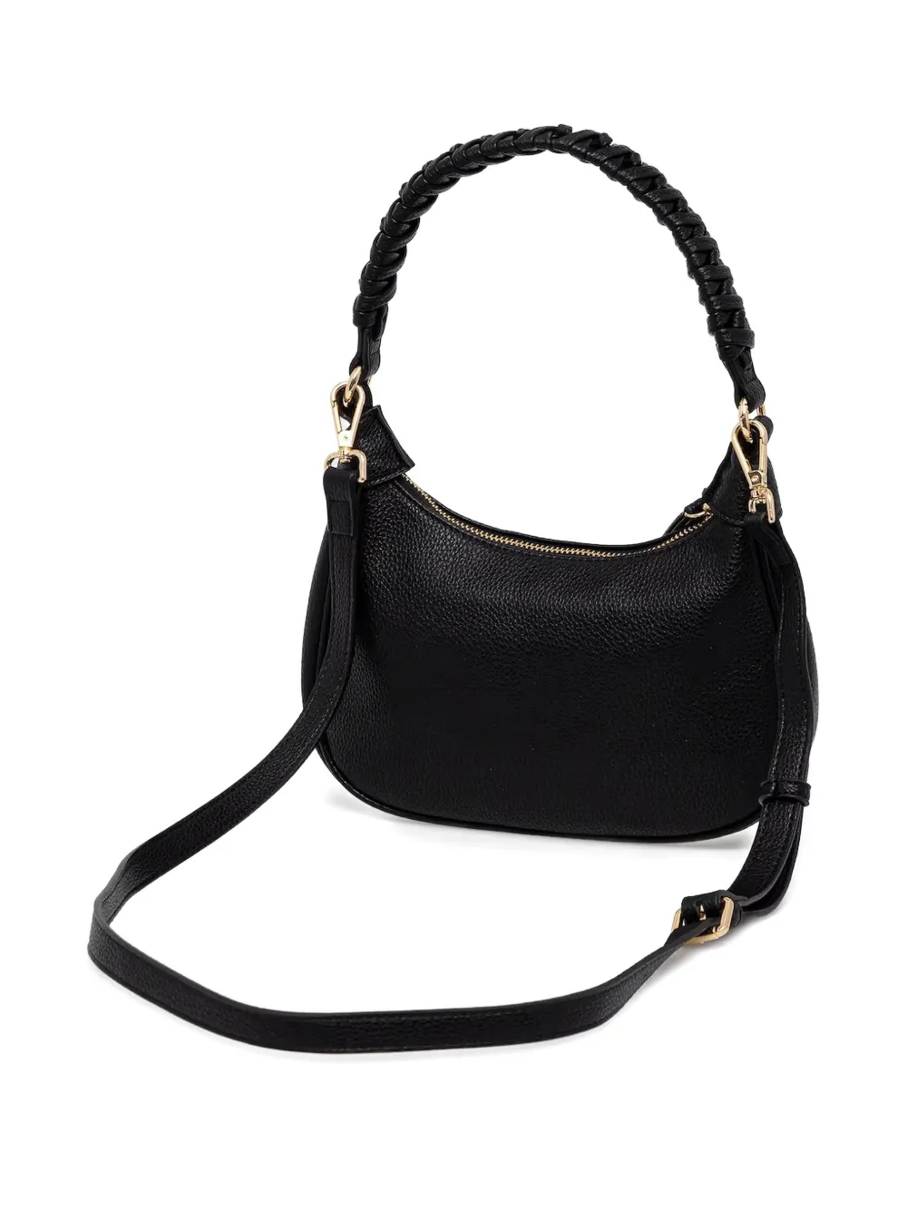 TWINSET Leren shopper - Zwart