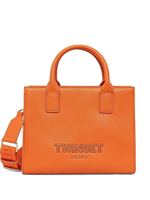 TWINSET sac cabas en cuir à design embossé