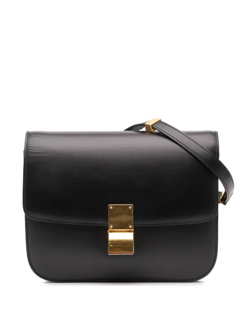 Céline Pre-Owned 2016 미디엄 카프스킨 클래식 박스 크로스 백