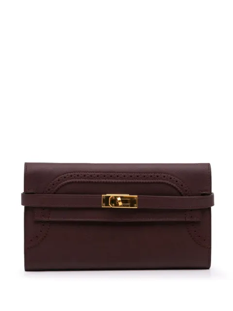 Hermès Pre-Owned 2016 Swift Ghillies Kelly Longue Wallet long wallets
