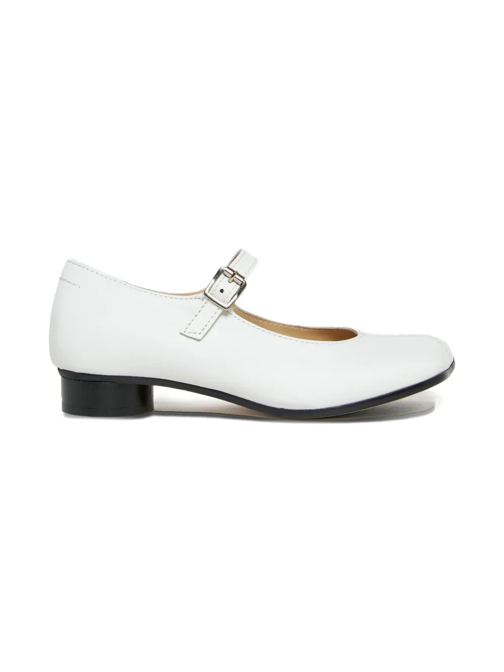 MM6 Maison Margiela Kids anatomical-toe ballerinas - Wit