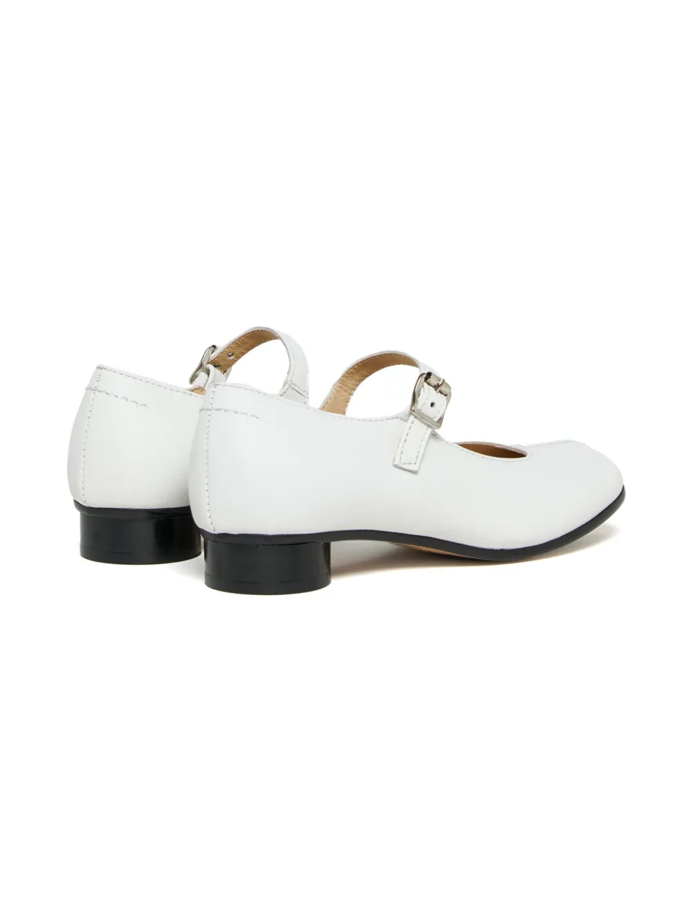 MM6 Maison Margiela Kids Ballerina's met anatomische neus Wit