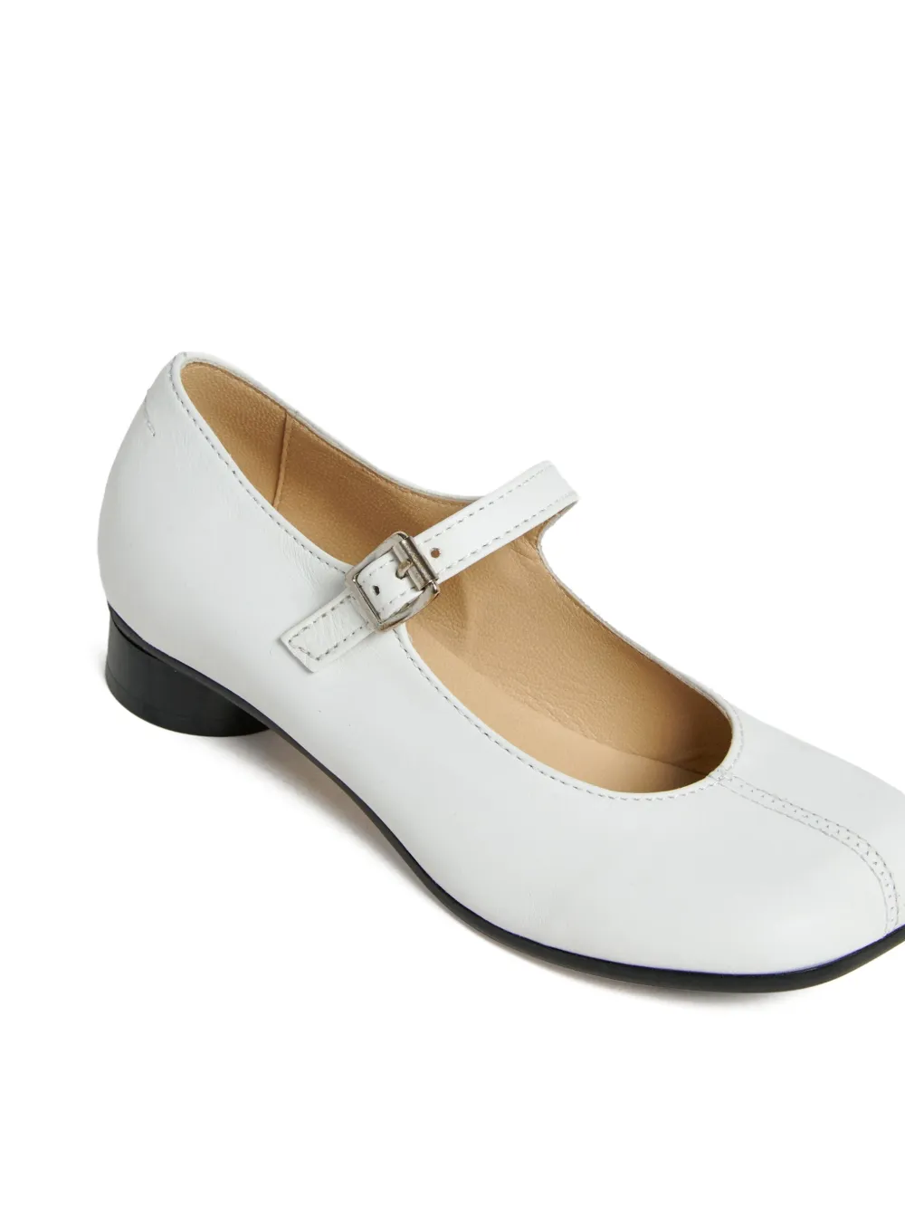MM6 Maison Margiela Kids Ballerina's met anatomische neus Wit